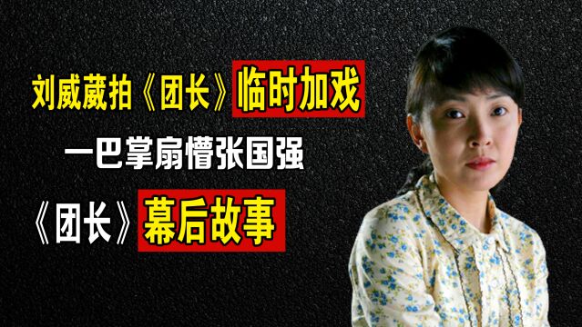 刘威葳拍《团长》临时加戏,一巴掌扇懵张国强,却赢得导演夸奖