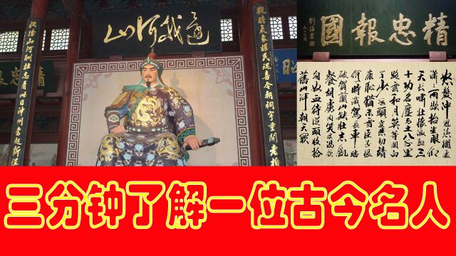 南宋抗金名将、民族英雄岳飞