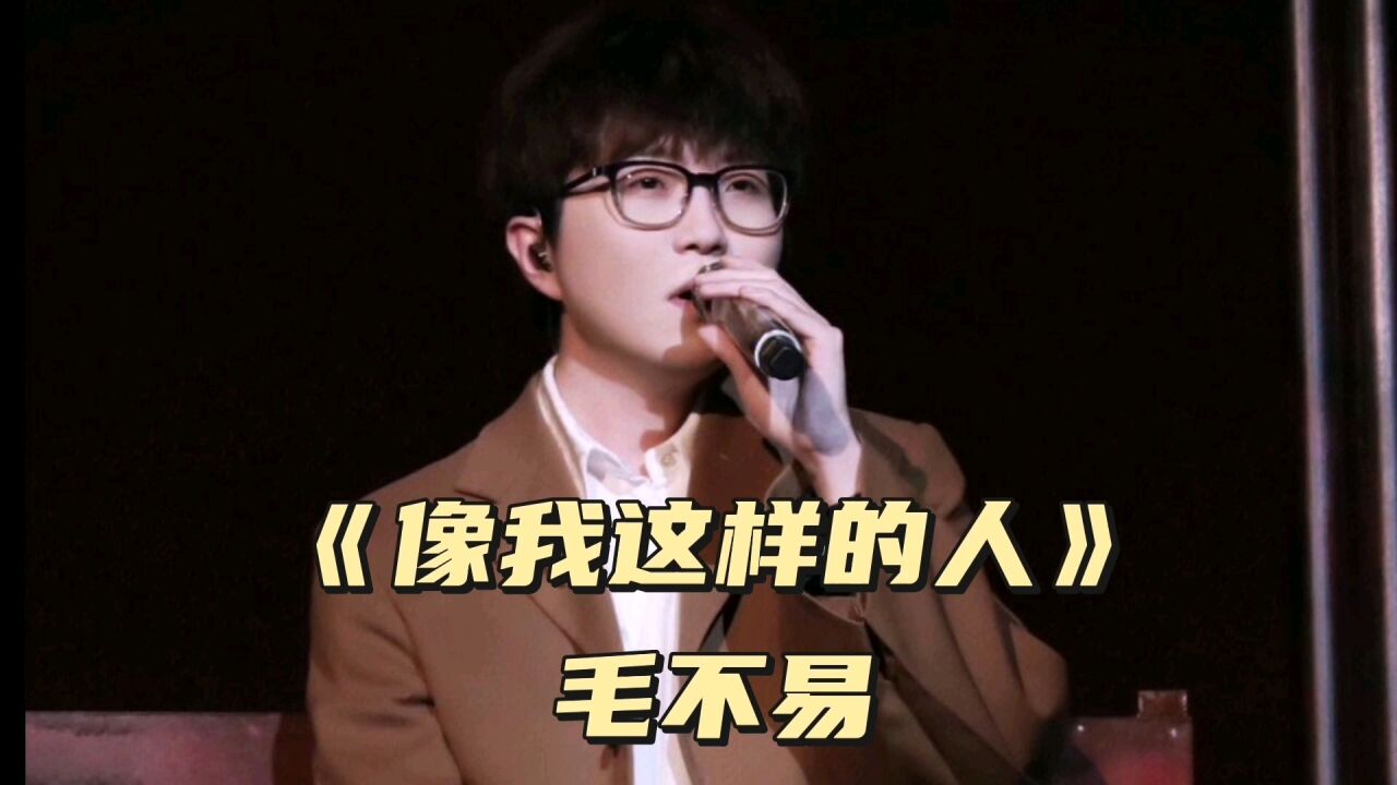 《像我这样的人》毛不易