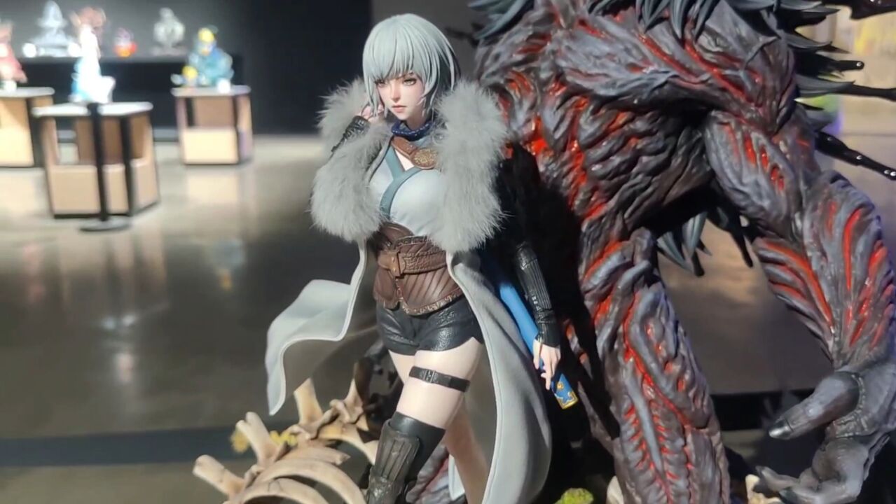 ua unique art 灵笼 1/6 白月魁 限量手办雕像