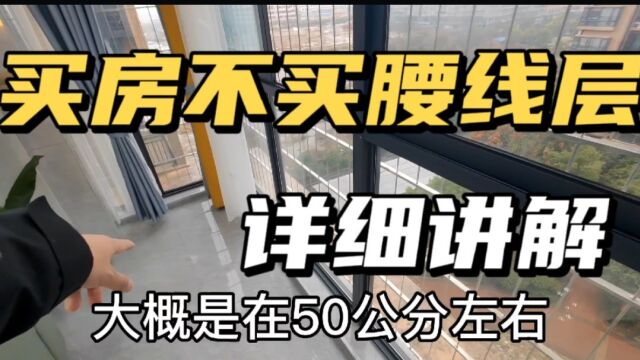 都说买房不能买腰线层?小猪实地拍摄,详细讲解腰线层的优缺点!