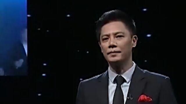 演员张嘉译惊艳开嗓,震撼全场,现场讲述