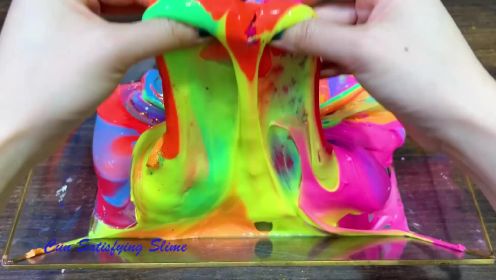 Mixing random into CLAY slime!!!Satisfying Cun Slime 