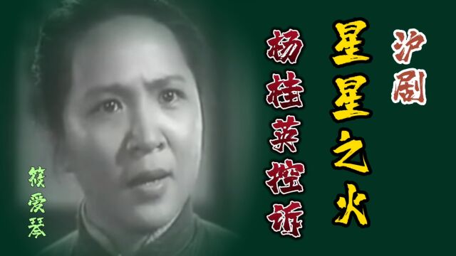 与沪剧名家筱爱琴老师合作一段赋子板《星星之火》选段,她演我唱