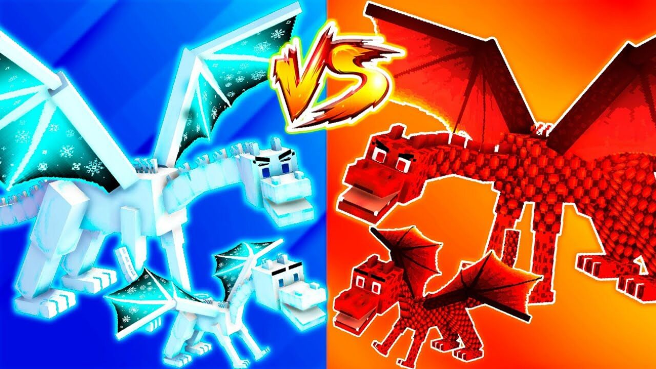 mc动画:冰火末影龙的友谊