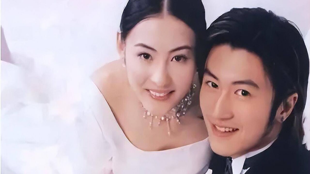 张柏芝与谢霆锋结婚照图片