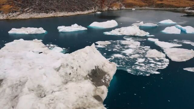 探索极地冰川融化的全过程,极地的冰川正在迅速消失