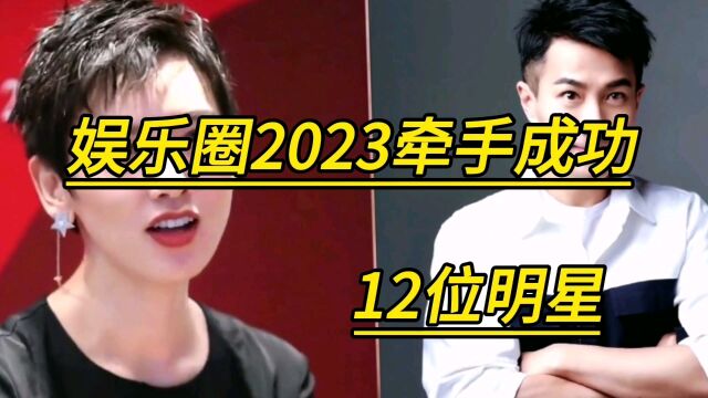 娱乐圈2023牵手成功的12位明星