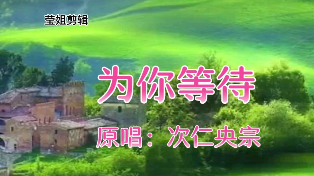 《为你等待》原唱次仁央宗,优美动听的歌声,令人陶醉