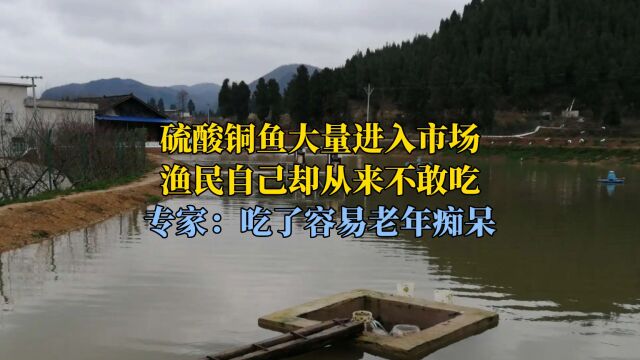 硫酸铜鱼大量进入市场,渔民自己却从来不敢吃,专家:吃了容易老年痴呆