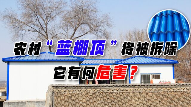 农村随处可见的“蓝棚顶”,为啥要强制拆除,它有何危害?