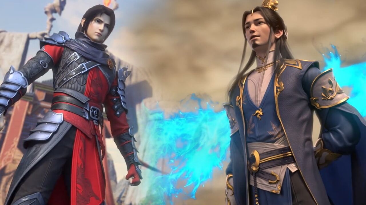 斗破苍穹:陨落心炎再度破封,韩枫和萧炎接力斗火,药老成功找到异火