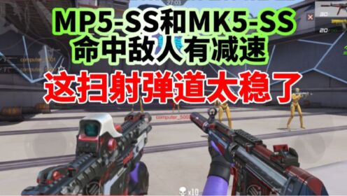MP5-SS和MK5-SS这扫射弹道太稳了，还有空尖弹效果