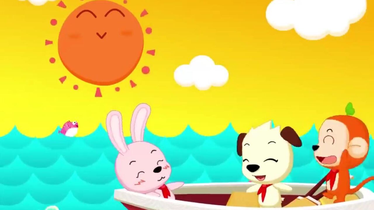 哈利学前班:儿歌篇 31:早教儿歌《让我们荡起双桨》, 让我们荡起双桨