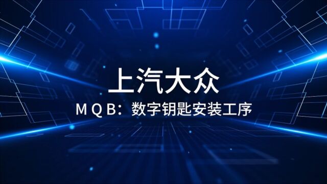 AOD数字钥匙/远控版 大众MQB