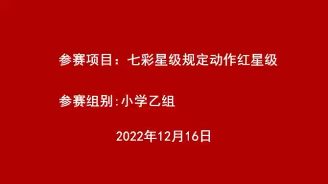 光泽县第二实验小学七彩星级规定动作红星级