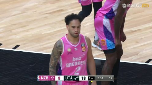 10月17日 NBA季前赛 新西兰破坏者vs爵士 NBA录像回放
