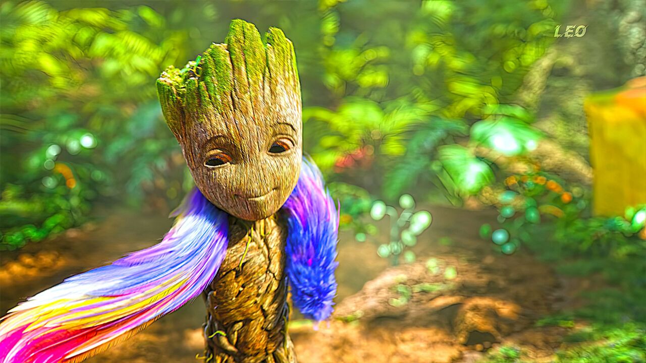 小时候的格鲁特也太可爱了