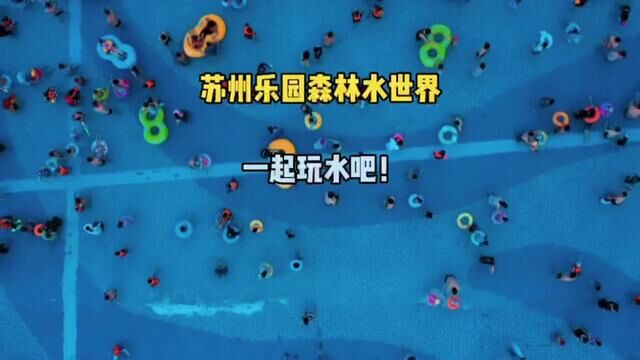 水上乐园原来是这样玩的#亲子游玩好去处 #苏州乐园森林水上世界