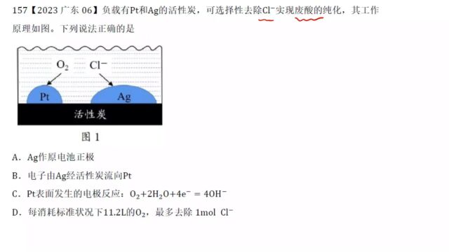 2023广东高考化学6电化学