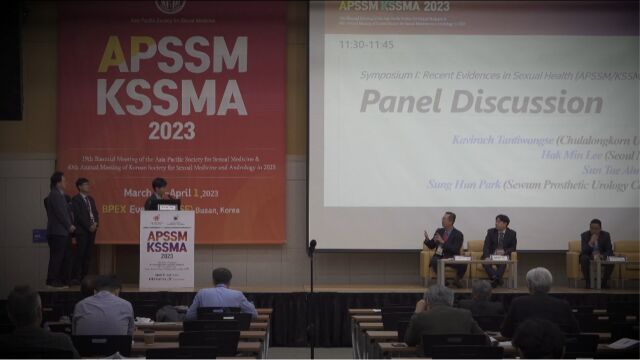 【2023年韩国釜山APSSM & KSSMA】演讲膨胀式植体假体三件套植入并发表摘录