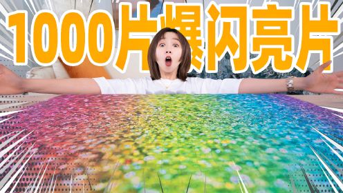 1000片彩色闪片！崩溃7小时！史上最乱拼图？