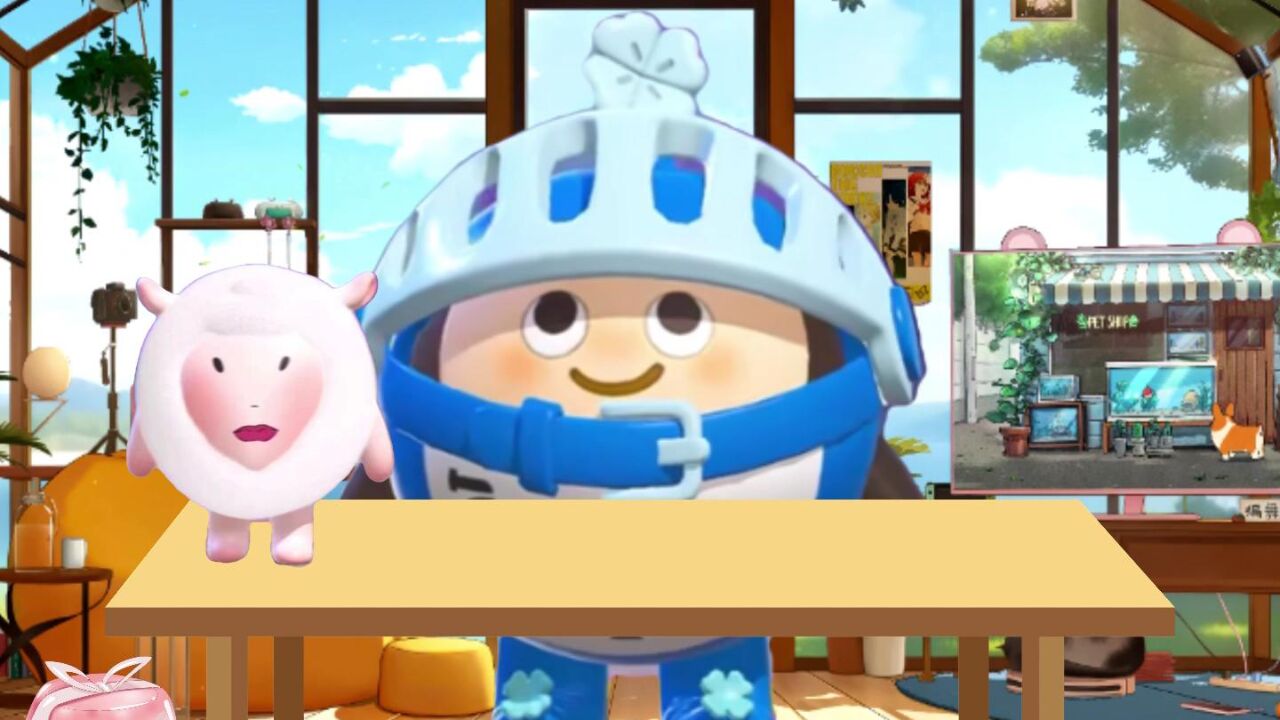 蛋仔派对小羊这个化妆水平你怎么看