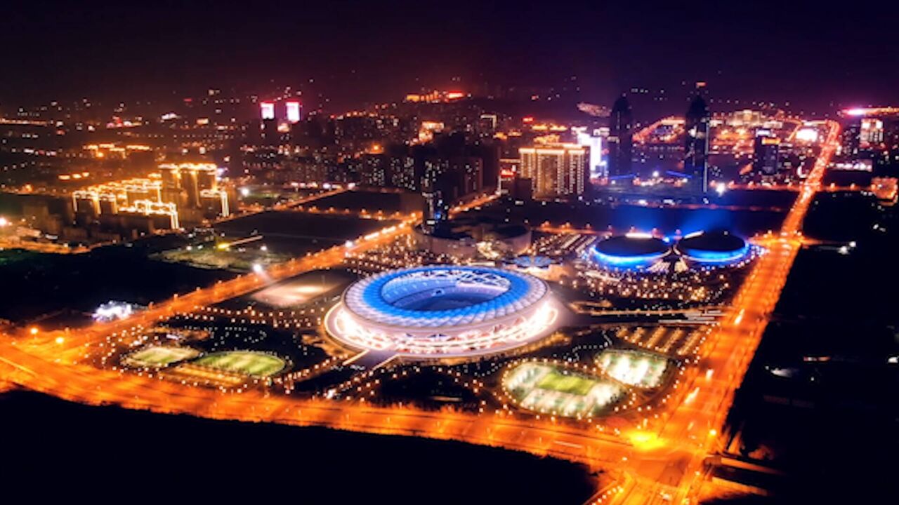 流光溢彩 美轮美奂!15秒延时摄影带你领略枣庄薛城夜的璀璨