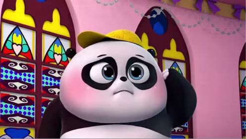 爸爸去哪儿第二季动画版50：熊猫三胞胎遇到包子，原来是在秘密拍节目