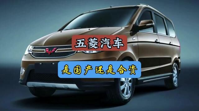 国民神车五菱是国产车还是合资车#每天一个用车知识