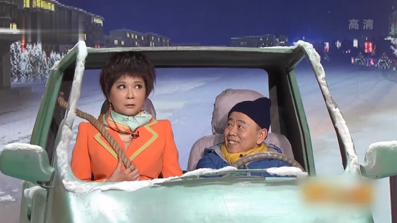 小品《车站奇遇》,潘长江开出租车被蔡明吐槽,观众乐得一塌糊涂