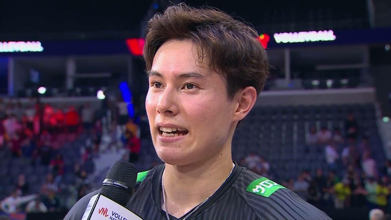 高桥蓝:战胜巴西男排 我们拿出了几乎全部的本领