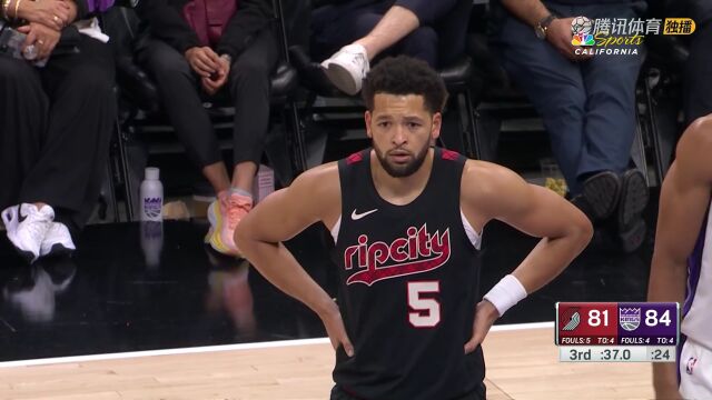 2023/24赛季NBA常规赛：开拓者 VS 国王 全场回放