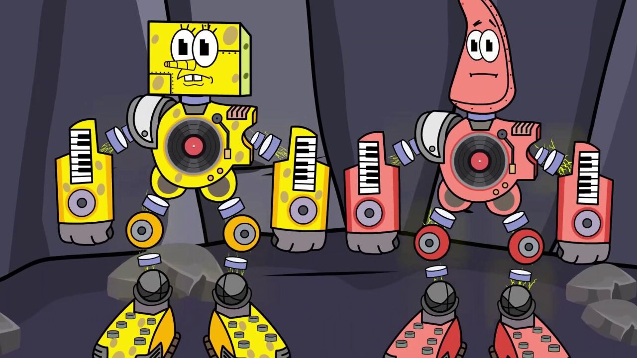 海绵宝宝同人—变成机器人的海绵宝宝