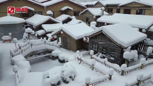 “林言林语”打造网红景点!中国雪乡11月10日开园纳客