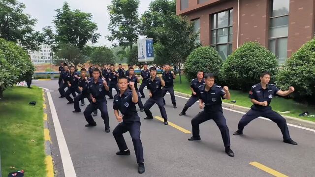 保安集体训练日常