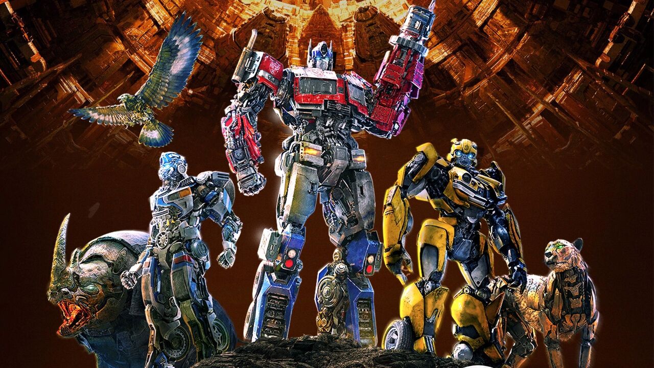 变形金刚超能勇士崛起:汽车人巨无霸强强联手,酷炫变形,硬核对战视觉