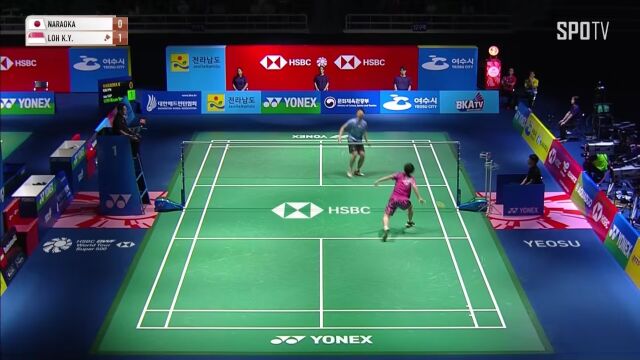 [BWF] MS  Semifinals LOH Kean Yew vs Kodai NARAOKA HL