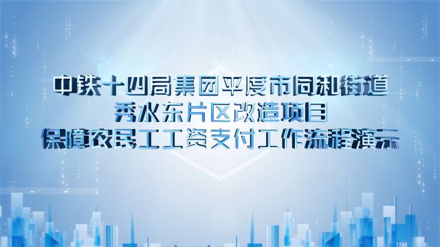 农民工工资支付制度落实汇报片10