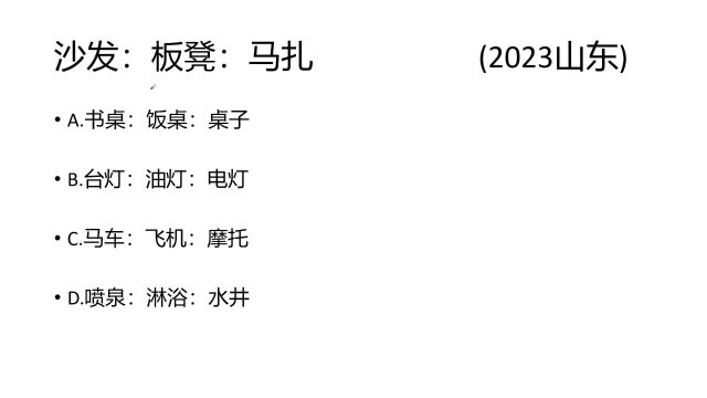 (类比推理)类比推理这么容易?一分钟学类比推理(600)