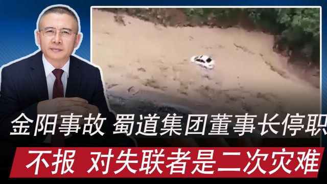 工地遇山洪4死48失联,蜀道集团董事长唐勇停职:谎报是二次灾难