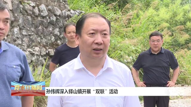 孙纬辉深入铎山镇开展双联活动