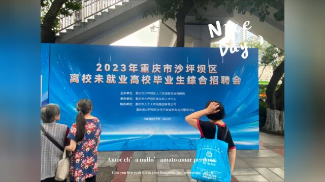 #重庆博立创信息科技# 2023年重庆市沙坪坝区 离校未就业高校毕业生综合招聘会#招聘会#