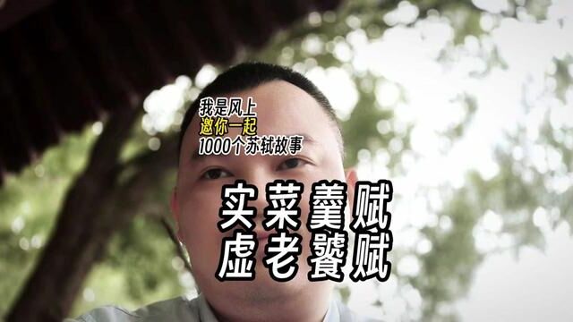 苏轼1000个故事:实菜羹赋,虚老饕赋 #中华传统文化 #苏东坡 #苏轼 #艺术酱酒