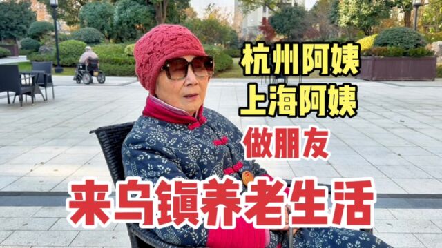 杭州阿姨和上海阿姨做朋友,在乌镇买房生活,谈起养老人间清醒