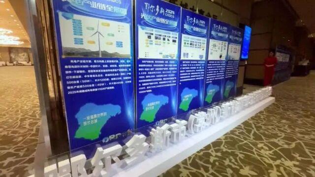 “链”上暖城鄂尔多斯—2024鄂尔多斯市(常州)新能源专场招商恳谈会举行 杜汇良出席并致辞