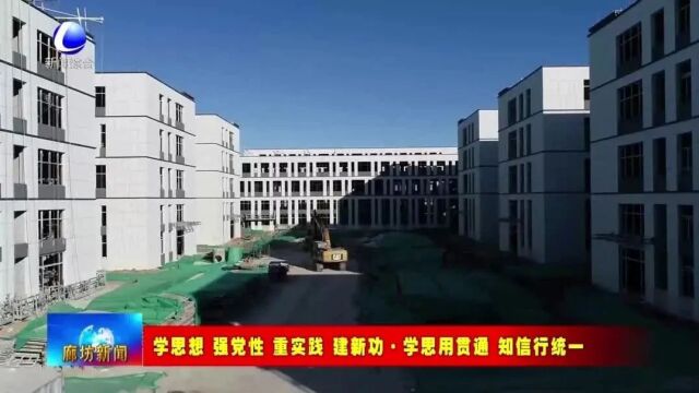 【学思想 强党性 重实践 建新功ⷥ�€用贯通 知信行统一】大厂:重点项目稳步推进 主题教育落地落实