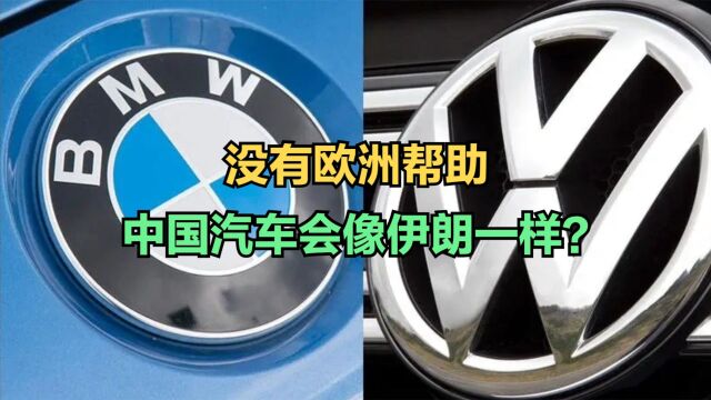 国外网友:没有欧洲帮助,中国汽车工业会像伊朗一样落后