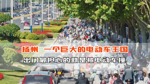 全国电动车第一的城市是哪?在扬州可以没车房,但不能没有电动车