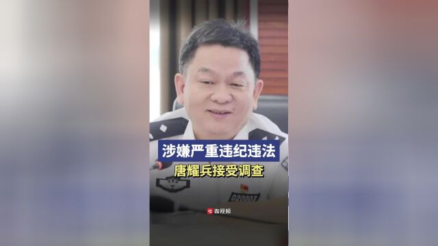 湖南省衡阳市公安局党委副书记副局长唐耀兵被查